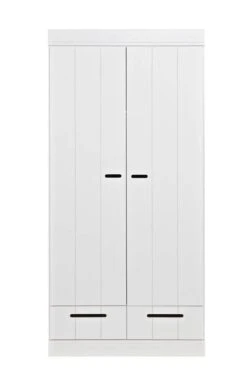 WOOOD Armoire En Pin 2 Portes 2 Tiroirs Blanc -Armoire Soldes Boutique 0211f1ffef954d6eb11064056e47ae9f.cropped 1056 39 1468 2270.processed