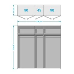 Armoire à Portes Battantes KiYDOO -Armoire Soldes Boutique 1000082051 180605 1612562545 GALLERYIMAGES P000000001000082051