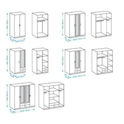 Armoire à Portes Battantes Claudine 11 Armoire à Portes Battantes Claudine -Armoire Soldes Boutique 1000101055 180725 11060306 GALLERYIMAGES P000000001000101055