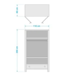 Armoire Goa -Armoire Soldes Boutique 1000117575 210622 14322400013 SKETCH DETAILS P000000001000117575 sketch