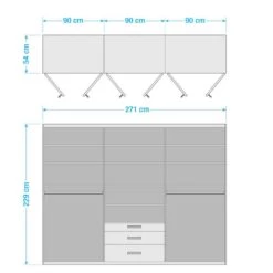 Armoire à Portes Battantes Hildesheim -Armoire Soldes Boutique 1000121627 210622 14322400018 SKETCH DETAILS P000000001000121627 sketch