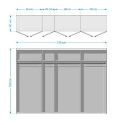 Armoire SKØP Glass Alu Reflect -Armoire Soldes Boutique 1000154848 190204 12425300374 GALLERYIMAGES P000000001000154848