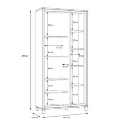 Vitrine Egan II -Armoire Soldes Boutique 1000270233 210609 06155700164 SKETCH DETAILS P000000001000270233 sketch