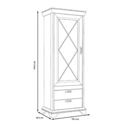 Vitrine Kimbark -Armoire Soldes Boutique 1000295070 210924 143048000566 SKETCH DETAILS P000000001000295070 sketch
