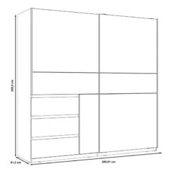 Armoire à Portes Coulissantes Thornton -Armoire Soldes Boutique 1000311702 211126 150051000587 SKETCH DETAILS P000000001000311702 sketch