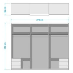 Armoire à Portes Coulissantes Emden2 -Armoire Soldes Boutique 1000313189 220406 150 DETAILS P000000001000313189