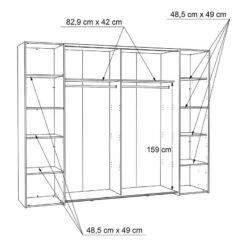 Armoire Westcoast -Armoire Soldes Boutique 1000336320 220224 501 SKETCH DETAILS P000000001000336320 sketch