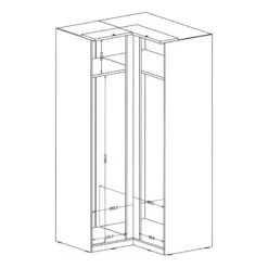 Armoire D’angle Optima -Armoire Soldes Boutique 1000337683 220309 501 SKETCH DETAILS P000000001000337683 sketch