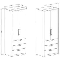 Armoire Optima I -Armoire Soldes Boutique 1000337687 220309 500 SKETCH DETAILS P000000001000337687 sketch