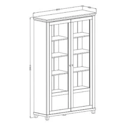 Vitrine Haute Emmanuela -Armoire Soldes Boutique 1000339991 220317 500 SKETCH DETAILS P000000001000339991 sketch