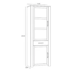 Vitrine Vassia 30 Vitrine Vassia -Armoire Soldes Boutique 1000344675 220414 500 SKETCH DETAILS P000000001000344675 sketch