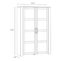 Vitrine Vassia 106 Cm -Armoire Soldes Boutique 1000344686 220414 500 SKETCH DETAILS P000000001000344686 sketch