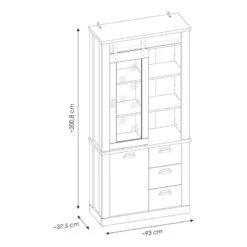 Vaisselier Shutter I 39 Vaisselier Shutter I -Armoire Soldes Boutique 1000348681 220505 500 SKETCH DETAILS P000000001000348681 sketch