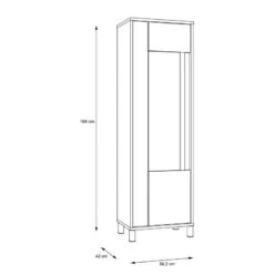 Vitrine Vallegrande -Armoire Soldes Boutique 1000356707 220603 500 SKETCH DETAILS P000000001000356707 sketch