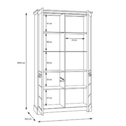 Vitrine Double New Dessa -Armoire Soldes Boutique 1000358000 220616 501 SKETCH DETAILS P000000001000358000 sketch