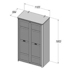 Armoire Lanot -Armoire Soldes Boutique 1000361660 220826 500 SKETCH DETAILS P000000001000361660 sketch