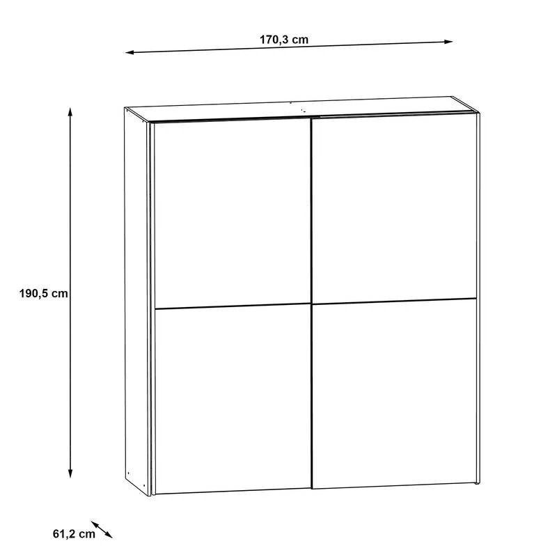 Armoire à Portes Coulissantes Blackrock 11 Armoire à Portes Coulissantes Blackrock – Image 11
