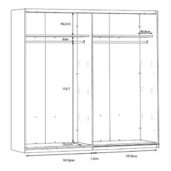 Armoire Buren -Armoire Soldes Boutique 1000363824 220803 501 SKETCH DETAILS P000000001000363824 sketch