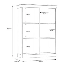 Vitrine Boolamore I -Armoire Soldes Boutique 1000364897 220722 501 SKETCH DETAILS P000000001000364897 sketch