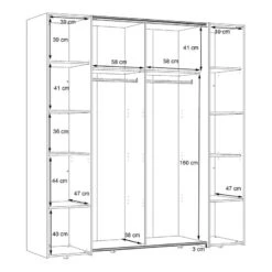 Armoire Westcoast I -Armoire Soldes Boutique 1000365748 220901 501 SKETCH DETAILS P000000001000365748 sketch