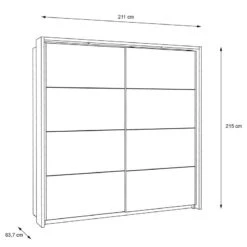 Armoire à Portes Coulissantes Shiny -Armoire Soldes Boutique 1000365827 220909 500 SKETCH DETAILS P000000001000365827 sketch