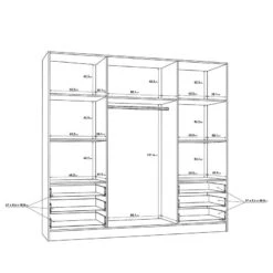 Armoire Mindelberg II -Armoire Soldes Boutique 1000365828 220909 501 SKETCH DETAILS P000000001000365828 sketch