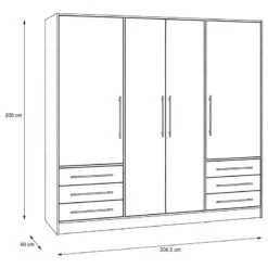 Armoire Mindelberg II -Armoire Soldes Boutique 1000365861 220909 500 SKETCH DETAILS P000000001000365861 sketch