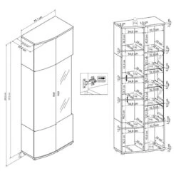 Vitrine Intento I -Armoire Soldes Boutique 1000367139 220930 500 SKETCH DETAILS P000000001000367139 sketch