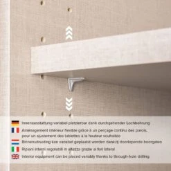 Armoire à Portes Coulissantes Quadra IV 22 Armoire à Portes Coulissantes Quadra IV -Armoire Soldes Boutique 1000371227 230727 037 DETAILS P000000001000371227