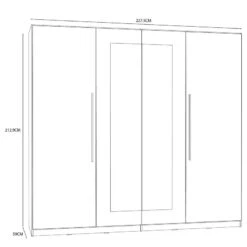 Armoire à Portes Battantes Heideck -Armoire Soldes Boutique 1000388200 230519 500 SKETCH DETAILS P000000001000388200 sketch