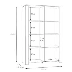 Vitrine Vassia 106 Cm -Armoire Soldes Boutique 1000399713 230801 500 SKETCH DETAILS P000000001000399713 sketch