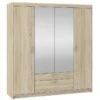 FURNIX Armoire Eliza 4D Avec Miroir
