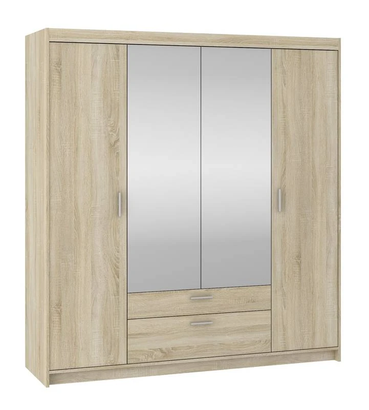 FURNIX Armoire Eliza 4D Avec Miroir 1 FURNIX Armoire Eliza 4D Avec Miroir