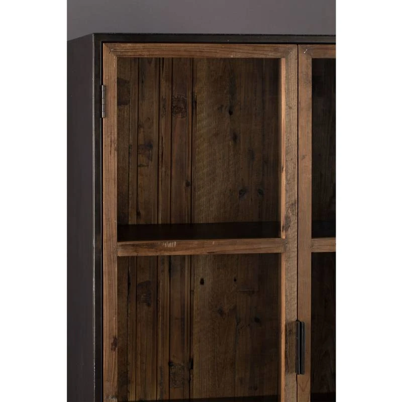 Vitrine 2 Portes En Bois Recyclé 6 Vitrine 2 Portes En Bois Recyclé – Image 6