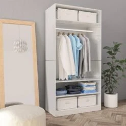 VIDAXL Garde-robe -Armoire Soldes Boutique 4d118f6af10145a88bd0741913b53435
