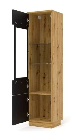 Armoire Vitrine AURA 37x33x150 -Armoire Soldes Boutique 6254984f75924184aa442b43e32616bb