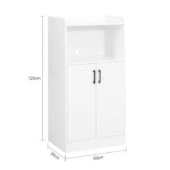 Buffet Meuble Micro-ondes FSB47-W -Armoire Soldes Boutique 74ff77f5b7464cb8bd26d7c267586e57