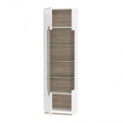 Meuble Vitrine Blanc Décor Bois Clair 8 Meuble Vitrine Blanc Décor Bois Clair -Armoire Soldes Boutique 78cbe06a0a3141a9be2a5f5fc4a13af7