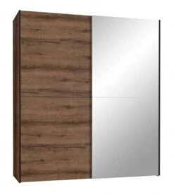 Armoire 2 Portes Coulissantes 5tablettes