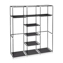 Penderie En Tissu, 9 Compartiments XXL -Armoire Soldes Boutique 89564dd549b64d258971e27d71ab3121