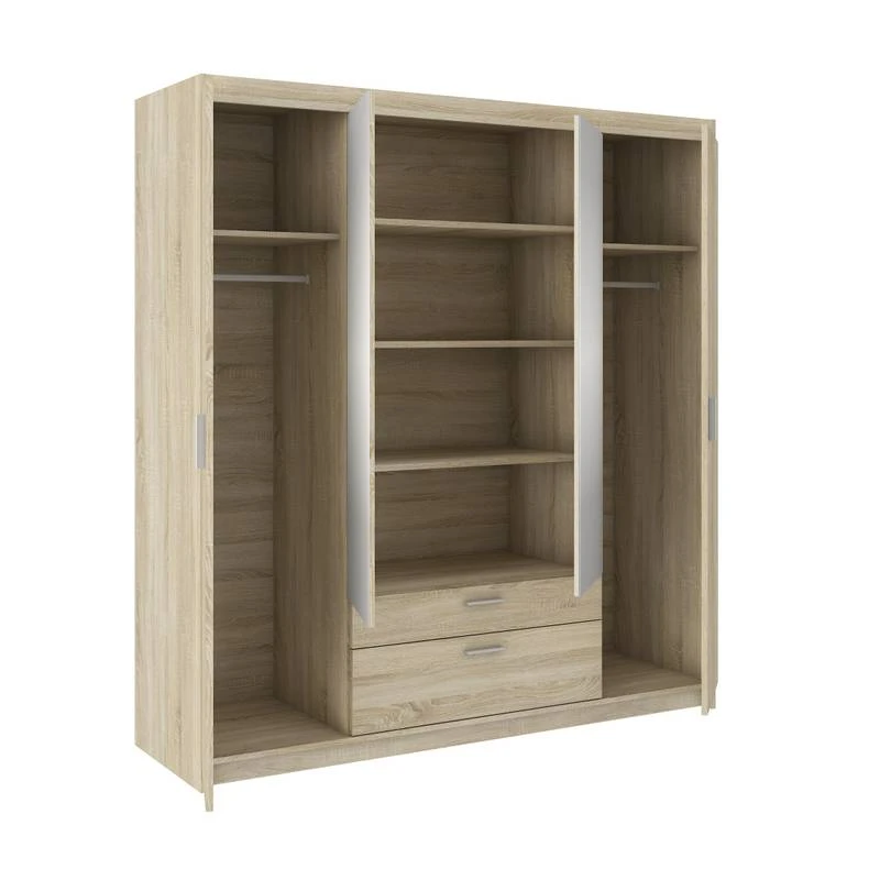 FURNIX Armoire Eliza 4D Avec Miroir 3 FURNIX Armoire Eliza 4D Avec Miroir – Image 3