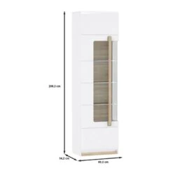 Meuble Vitrine Blanc Décor Bois Clair 9 Meuble Vitrine Blanc Décor Bois Clair -Armoire Soldes Boutique 9c80176ddfac48b4a58d91ca0ba4dffb
