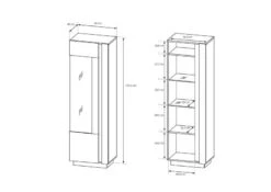 Armoire Vitrine ARCO 60W LED -Armoire Soldes Boutique a587093f807444099cdfea8d67a27cc3