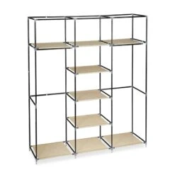 Penderie En Tissu, 9 Compartiments XXL -Armoire Soldes Boutique a9a757077d1c4547b09487e804ad96a4