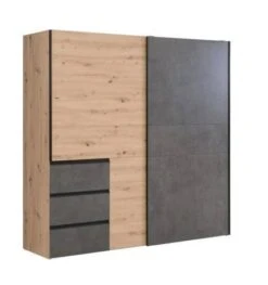 Armoire 2 Portes Coulissantes 200 Cm