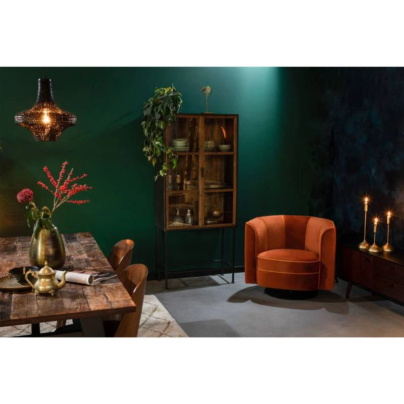 Vitrine 2 Portes En Bois Recyclé 3 Vitrine 2 Portes En Bois Recyclé – Image 3