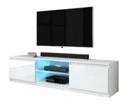 FURNIX Meuble Tv/banc Tv Arenal Avec LED