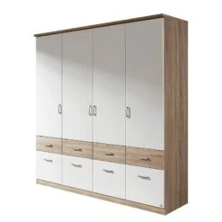 Armoire à Portes Battantes Bremen-Extra -Armoire Soldes Boutique drehtueren kombischrank bremen extra alpinweiss eiche sonoma 1351721
