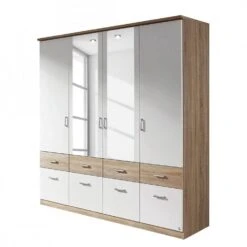 Armoire à Portes Battantes Bremen-Extra -Armoire Soldes Boutique drehtueren kombischrank bremen extra alpinweiss eiche sonoma dekor 334296