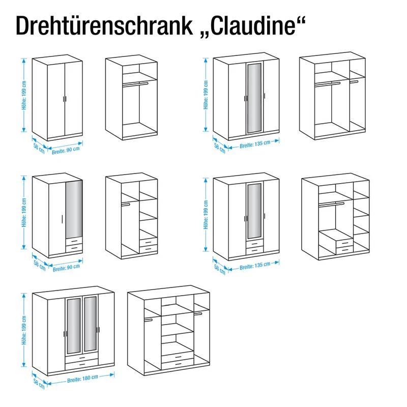 Armoire à Portes Battantes Claudine 4 Armoire à Portes Battantes Claudine – Image 4